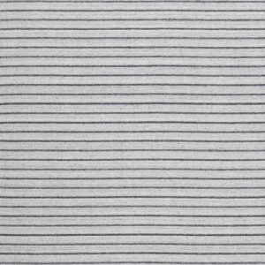 Laagpolig vloerkleed Nouveau Stripes zilver