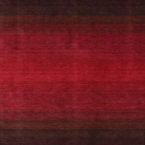 Laagpolig vloerkleed Panorama black/red