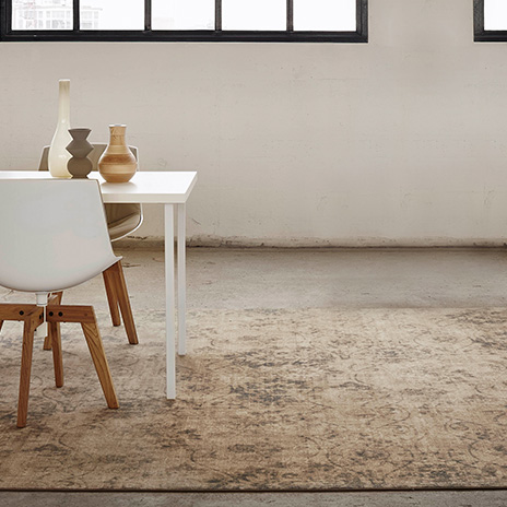 vintage vloerkleed beige